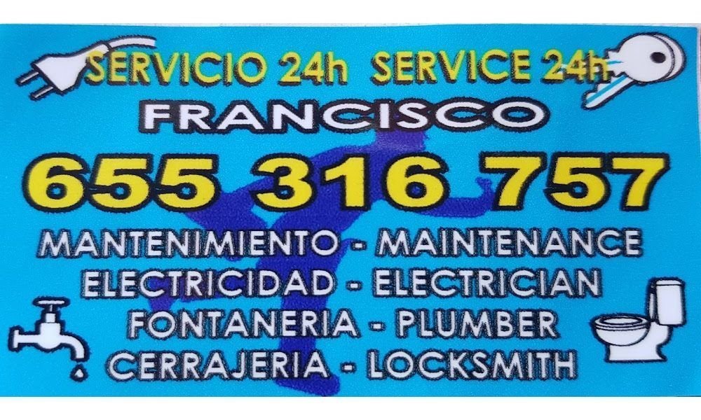 Mantenimientos Electricidad, Fontanería, Persianas y Cerrajería Francisco