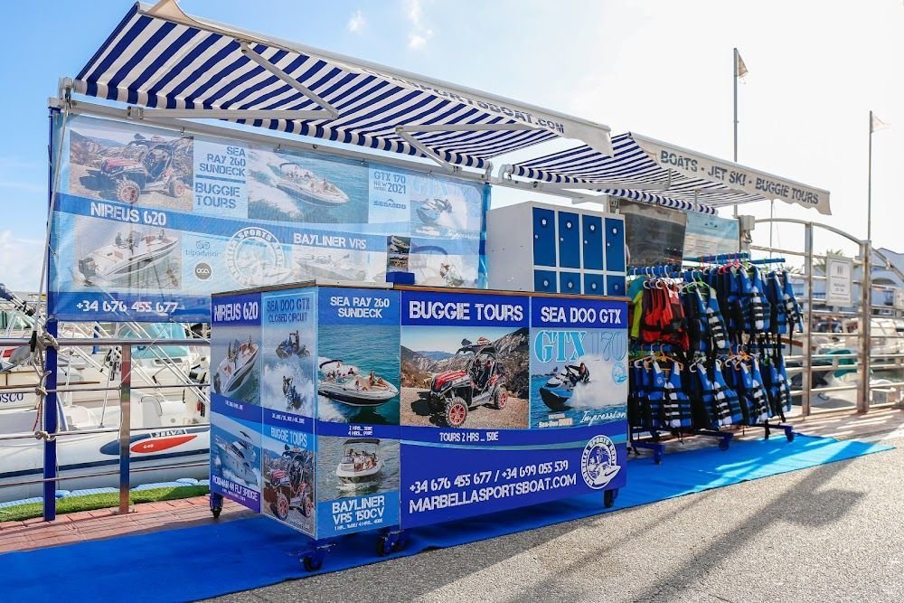 Marbella Sports Boat. Alquiler de barcos-Motos acuáticas-Licencia de navegación-Deportes de agua.